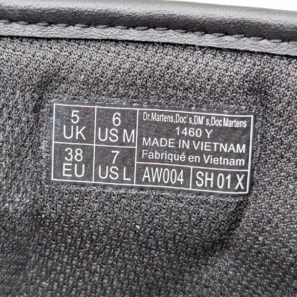 Dr Martens Unisex 1460 Y Multicolored Suede 8-Eyelet Lace-up Combat Boots M6 W7 - Picture 5 of 12